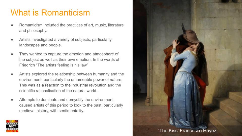 Term Topic 2023 Term 2 Romanticism What Is