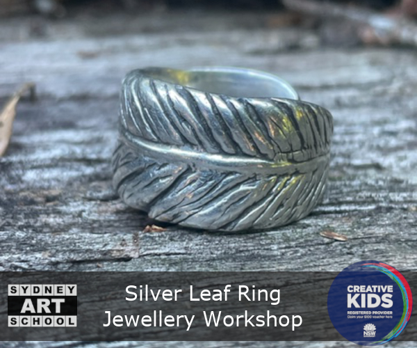 Silver Leaf Ring Jewellery Workshop