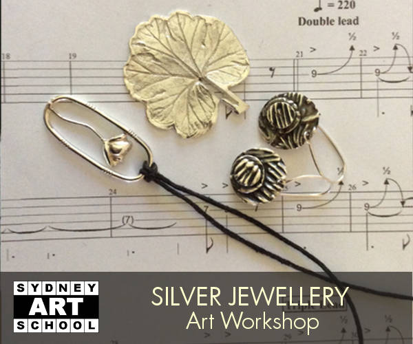 school holiday art workshop silver jewellery 1