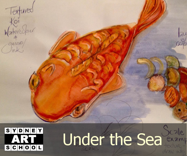 under the sea holiday art workshop